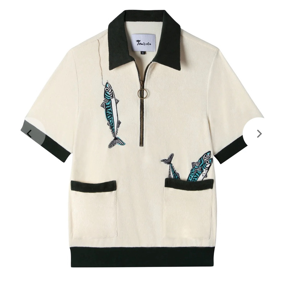 NWT Tombolo 'The Angler' Cabana Shirt